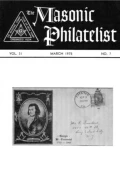 The Masonic Philatelist (Vol 31, No 07) cover