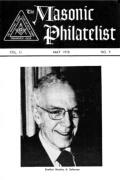 The Masonic Philatelist (Vol 31, No 09) cover