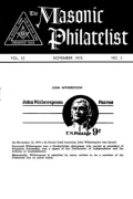 The Masonic Philatelist (Vol 32, No 03) cover