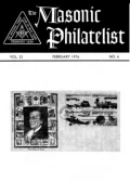The Masonic Philatelist (Vol 32, No 06) cover