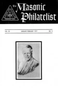 The Masonic Philatelist (Vol 33, No 03) cover