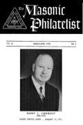 The Masonic Philatelist (Vol 34, No 04) cover