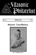 The Masonic Philatelist (Vol 35, No 03) cover