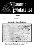 The Masonic Philatelist (Vol 36, No 02) cover