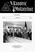The Masonic Philatelist (Vol 37, No 02) cover