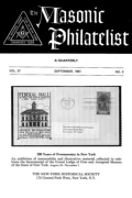 The Masonic Philatelist (Vol 37, No 03) cover