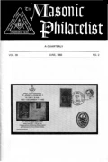 The Masonic Philatelist (Vol 39, No 02) cover