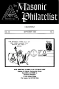 The Masonic Philatelist (Vol 42, No 03) cover