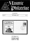 The Masonic Philatelist (Vol 46, No 03) cover