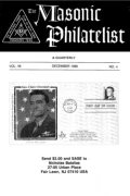 The Masonic Philatelist (Vol 46, No 04) cover