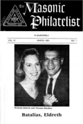 The Masonic Philatelist (Vol 47, No 01) cover