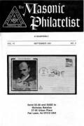 The Masonic Philatelist (Vol 47, No 03) cover