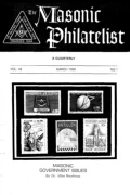 The Masonic Philatelist (Vol 48, No 01) cover