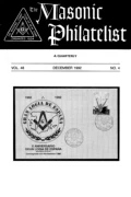 The Masonic Philatelist (Vol 48, No 04) cover