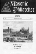 The Masonic Philatelist (Vol 49, No 03) cover