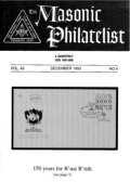 The Masonic Philatelist (Vol 49, No 04) cover