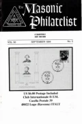 The Masonic Philatelist (Vol 50, No 03) cover