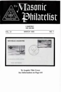 The Masonic Philatelist (Vol 51, No 01) cover
