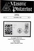 The Masonic Philatelist (Vol 51, No 04) cover