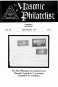 The Masonic Philatelist (Vol 54, No 03) cover