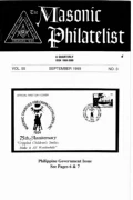 The Masonic Philatelist (Vol 55, No 03) cover