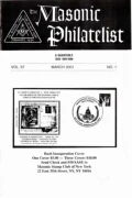 The Masonic Philatelist (Vol 57, No 01) cover