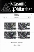 The Masonic Philatelist (Vol 60, No 02) cover