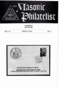 The Masonic Philatelist (Vol 61, No 01) cover