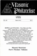 The Masonic Philatelist (Vol 69, No 01) cover