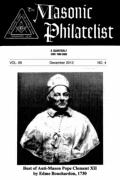 The Masonic Philatelist (Vol 69, No 04) cover