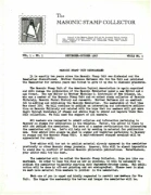 Masonic Stamp Collector (Vol 01, No 01) cover