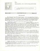 Masonic Stamp Collector (Vol 01, No 02) cover