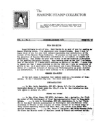 Masonic Stamp Collector (Vol 03, No 02) cover