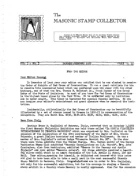 Masonic Stamp Collector (Vol 03, No 03) cover