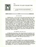 Masonic Stamp Collector (Vol 04, No 03) cover