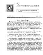 Masonic Stamp Collector (Vol 05, No 02) cover