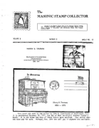 Masonic Stamp Collector (Vol 06, No 02) cover