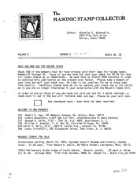 Masonic Stamp Collector (Vol 06, No 06) cover