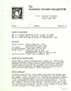 Masonic Stamp Collector (Vol 07, No 02) cover