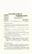 Philatelic Freemason (Vol 03, No 01) cover
