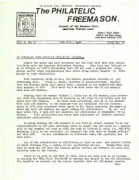 Philatelic Freemason (Vol 03, No 05) cover
