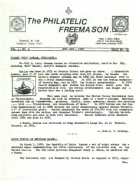Philatelic Freemason (Vol 04, No 04) cover