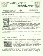 Philatelic Freemason (Vol 06, No 03) cover