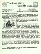 Philatelic Freemason (Vol 06, No 05) cover