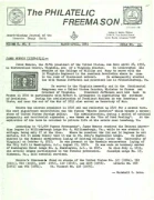 Philatelic Freemason (Vol 06, No 06) cover