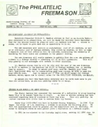 Philatelic Freemason (Vol 07, No 02) cover