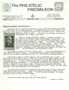 Philatelic Freemason (Vol 07, No 03) cover