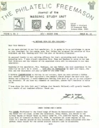 Philatelic Freemason (Vol 08, No 02) cover