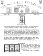 Philatelic Freemason (Vol 08, No 06) cover