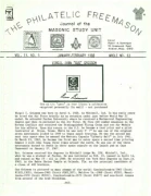 Philatelic Freemason (Vol 11, No 05) cover